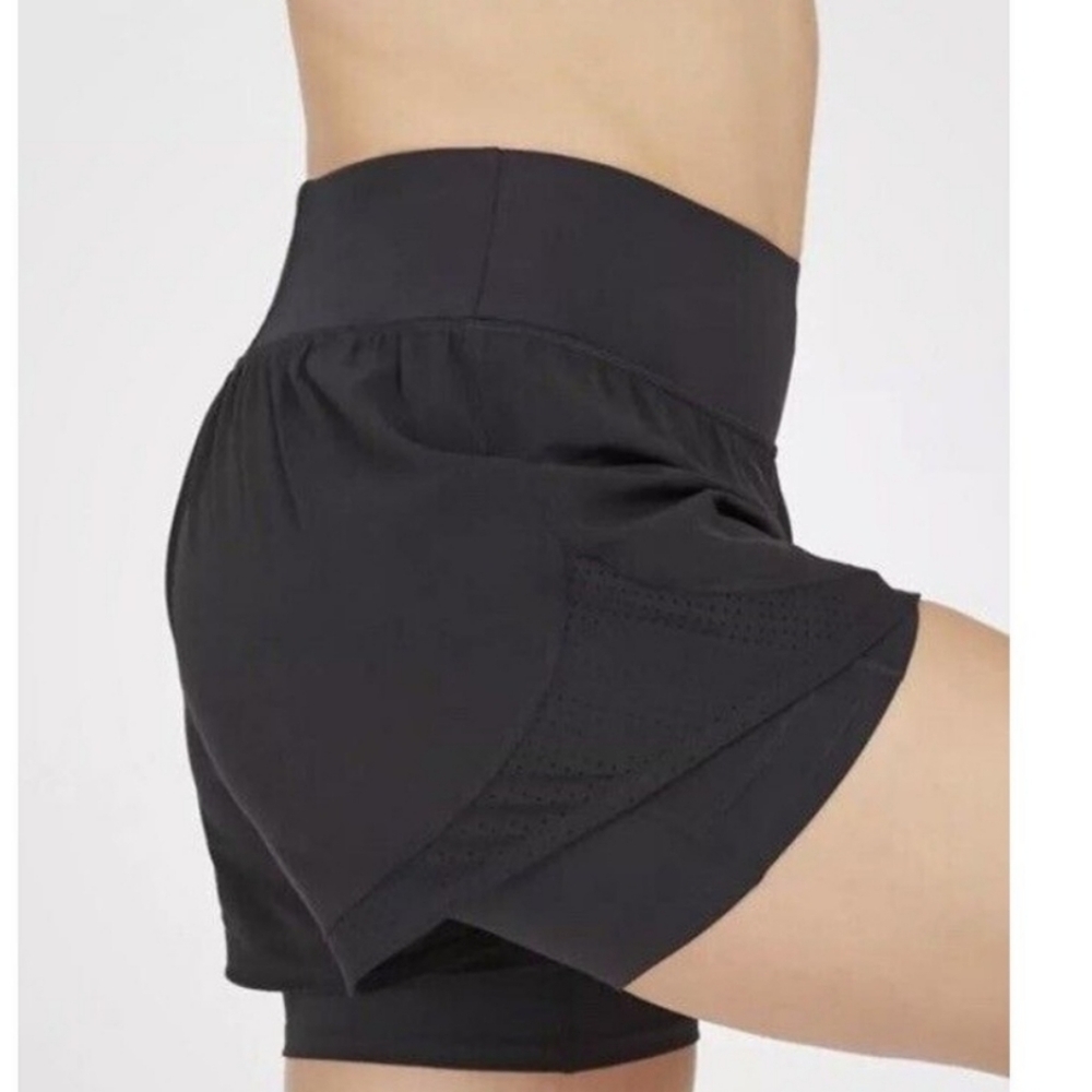 Spanx Lined Performance Shorts, Large, Black. - image 2
